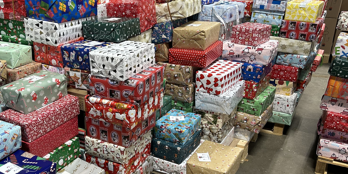 3.600 Päckchen reisen mit dem Weihnachtspäckchenkonvoi nach Moldawien