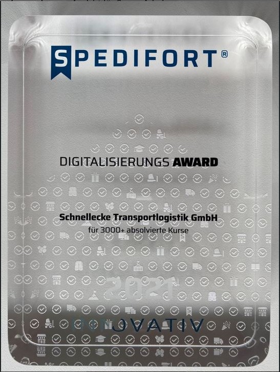 Spedifort Digitalisierungsaward