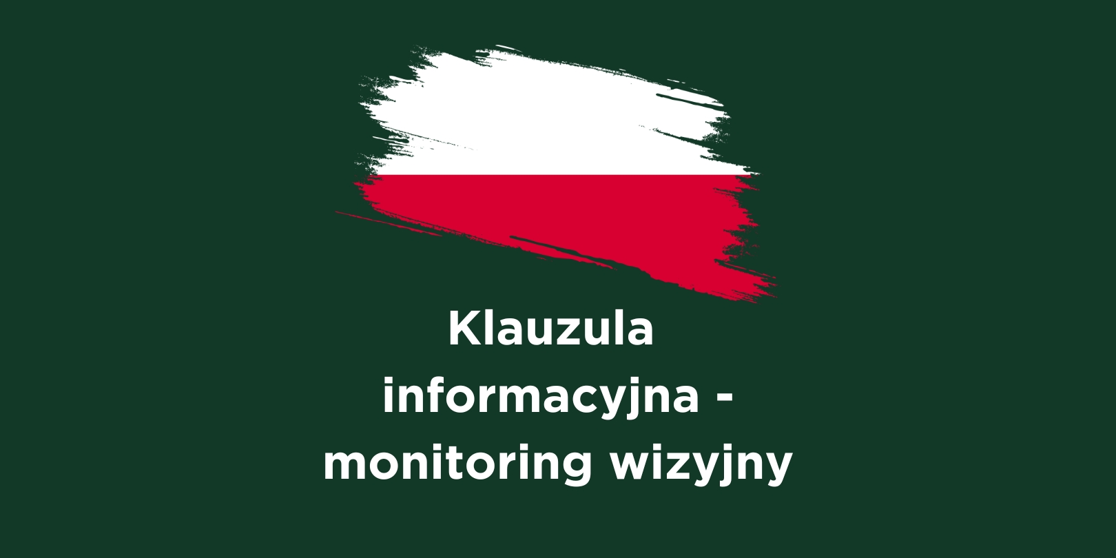Klauzula Informacyjna   Monitoring Wizyjny